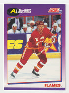 Al MacInnis - Calgary Flames (NHL Hockey Card) 1991-92 Score American # 2 Mint