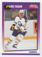 Pierre Turgeon - Buffalo Sabres (NHL Hockey Card) 1991-92 Score American # 4 Mint
