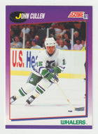 John Cullen - Hartford Whalers (NHL Hockey Card) 1991-92 Score American # 7 Mint