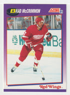 Brad McCrimmon - Detroit Red Wings (NHL Hockey Card) 1991-92 Score American # 16 Mint
