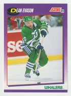 Dean Evason - Hartford Whalers (NHL Hockey Card) 1991-92 Score American # 17 Mint