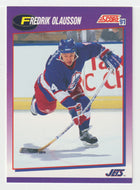 Fredrik Olausson - Winnipeg Jets (NHL Hockey Card) 1991-92 Score American # 18 Mint