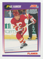 Paul Ranheim - Calgary Flames (NHL Hockey Card) 1991-92 Score American # 21 Mint