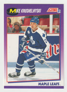 Mike Krushelnyski - Toronto Maple Leafs (NHL Hockey Card) 1991-92 Score American # 33 Mint