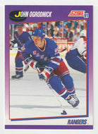 John Ogrodnick - New York Rangers (NHL Hockey Card) 1991-92 Score American # 36 Mint