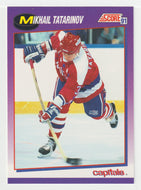 Mikhail Tatarinov - Washington Capitals (NHL Hockey Card) 1991-92 Score American # 37 Mint