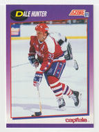 Dale Hunter - Washington Capitals (NHL Hockey Card) 1991-92 Score American # 56 Mint