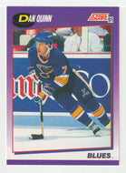 Dan Quinn - St. Louis Blues (NHL Hockey Card) 1991-92 Score American # 62 Mint