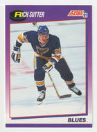 Rich Sutter - St. Louis Blues (NHL Hockey Card) 1991-92 Score American # 63 Mint