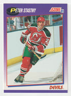 Peter Stastny - New Jersey Devils (NHL Hockey Card) 1991-92 Score American # 66 Mint