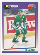 Pat Verbeek - Hartford Whalers (NHL Hockey Card) 1991-92 Score American # 70 Mint