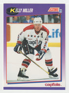 Kelly Miller - Washington Capitals (NHL Hockey Card) 1991-92 Score American # 81 Mint