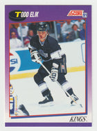 Todd Elik - Los Angeles Kings (NHL Hockey Card) 1991-92 Score American # 83 Mint