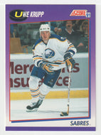 Uwe Krupp - Buffalo Sabres (NHL Hockey Card) 1991-92 Score American # 84 Mint