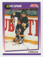 Dave Capuano - Vancouver Canucks (NHL Hockey Card) 1991-92 Score American # 86 Mint