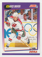 Bruce Driver - New Jersey Devils (NHL Hockey Card) 1991-92 Score American # 89 Mint