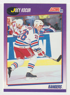 Joey Kocur - New York Rangers (NHL Hockey Card) 1991-92 Score American # 92 Mint