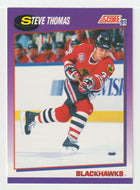 Steve Thomas - Chicago Blackhawks (NHL Hockey Card) 1991-92 Score American # 94 Mint
