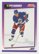 Teppo Numminen - Winnipeg Jets (NHL Hockey Card) 1991-92 Score American # 101 Mint