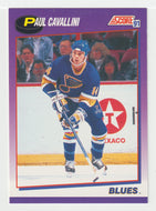 Paul Cavallini - St. Louis Blues (NHL Hockey Card) 1991-92 Score American # 107 Mint