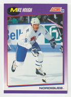 Mike Hough - Quebec Nordiques (NHL Hockey Card) 1991-92 Score American # 112 Mint