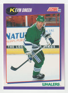 Kevin Dineen - Hartford Whalers (NHL Hockey Card) 1991-92 Score American # 118 Mint