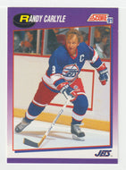 Randy Carlyle - Winnipeg Jets (NHL Hockey Card) 1991-92 Score American # 125 Mint