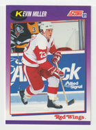 Kevin Miller - Detroit Red Wings (NHL Hockey Card) 1991-92 Score American # 126 Mint