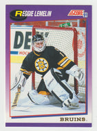 Rejean Lemelin - Boston Bruins (NHL Hockey Card) 1991-92 Score American # 127 Mint