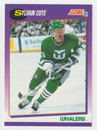 Sylvain Cote - Hartford Whalers (NHL Hockey Card) 1991-92 Score American # 129 Mint