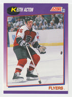 Keith Acton - Philadelphia Flyers (NHL Hockey Card) 1991-92 Score American # 133 Mint