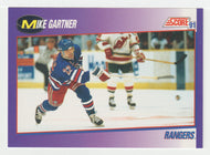 Mike Gartner - New York Rangers (NHL Hockey Card) 1991-92 Score American # 135 Mint