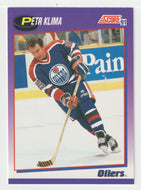 Petr Klima - Edmonton Oilers (NHL Hockey Card) 1991-92 Score American # 136 Mint