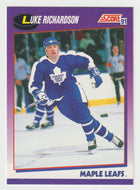 Luke Richardson - Toronto Maple Leafs (NHL Hockey Card) 1991-92 Score American # 139 Mint