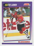 Steve Larmer - Chicago Blackhawks (NHL Hockey Card) 1991-92 Score American # 140 Mint