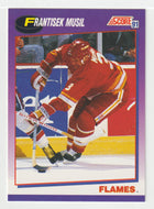 Frank Musil - Calgary Flames (NHL Hockey Card) 1991-92 Score American # 142 Mint