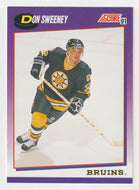 Don Sweeney - Boston Bruins (NHL Hockey Card) 1991-92 Score American # 146 Mint
