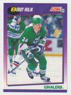 Bobby Holik - Hartford Whalers (NHL Hockey Card) 1991-92 Score American # 153 Mint