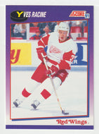 Yves Racine - Detroit Red Wings (NHL Hockey Card) 1991-92 Score American # 158 Mint