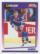 David Shaw - New York Rangers (NHL Hockey Card) 1991-92 Score American # 161 Mint
