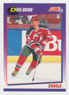 Doug Brown - New Jersey Devils (NHL Hockey Card) 1991-92 Score American # 163 Mint