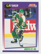 Ulf Dahlen - Minnesota North Stars (NHL Hockey Card) 1991-92 Score American # 164 Mint