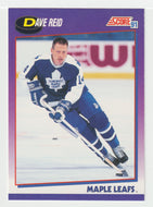 David Reid - Toronto Maple Leafs (NHL Hockey Card) 1991-92 Score American # 173 Mint