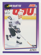 John McIntyre - Los Angeles Kings (NHL Hockey Card) 1991-92 Score American # 182 Mint