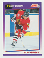 Steve Konroyd - Chicago Blackhawks (NHL Hockey Card) 1991-92 Score American # 189 Mint