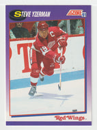 Steve Yzerman - Detroit Red Wings (NHL Hockey Card) 1991-92 Score American # 190 Mint