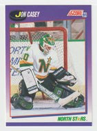 Jon Casey - Minnesota North Stars (NHL Hockey Card) 1991-92 Score American # 191 Mint