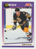 Chris Nilan - Boston Bruins (NHL Hockey Card) 1991-92 Score American # 197 Mint