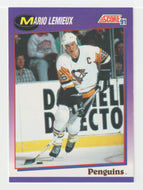 Mario Lemieux - Pittsburgh Penguins (NHL Hockey Card) 1991-92 Score American # 200 Mint
