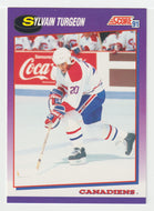 Sylvain Turgeon - Montreal Canadiens (NHL Hockey Card) 1991-92 Score American # 208 Mint